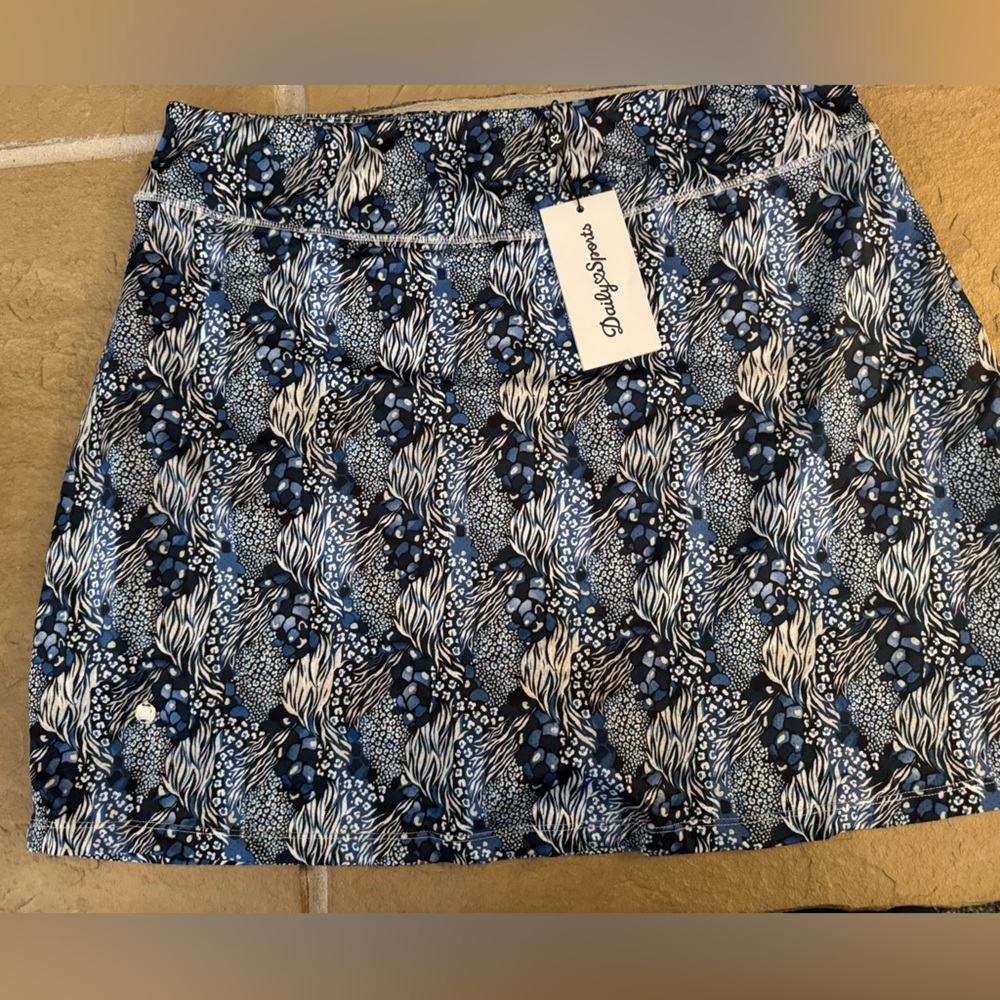 Daily Sport Golf Skort - Ocean pattern